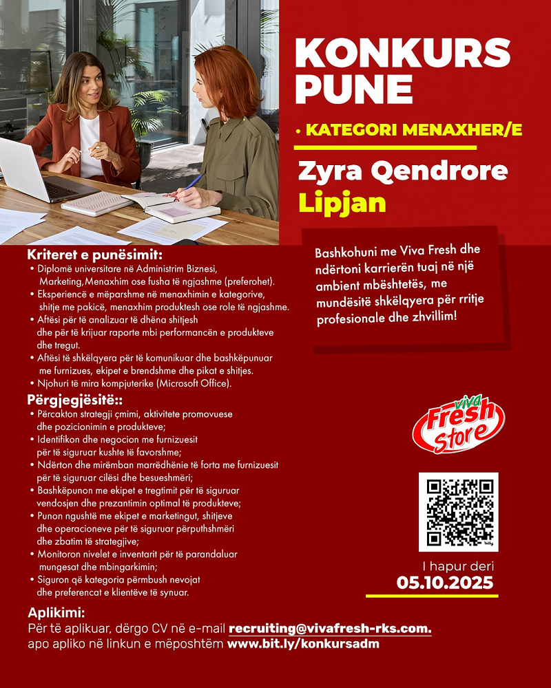 Kategori Menaxher/e